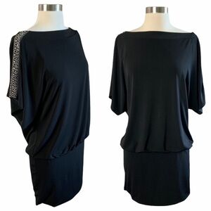 White House Black Market Beaded Drop Waist Dress